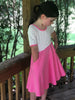 Image of Pink Dot Twirl Dress