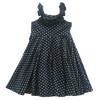 Image of Navy Dot Twirl Dress