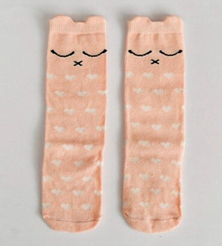 Knee-High Cat Love Socks