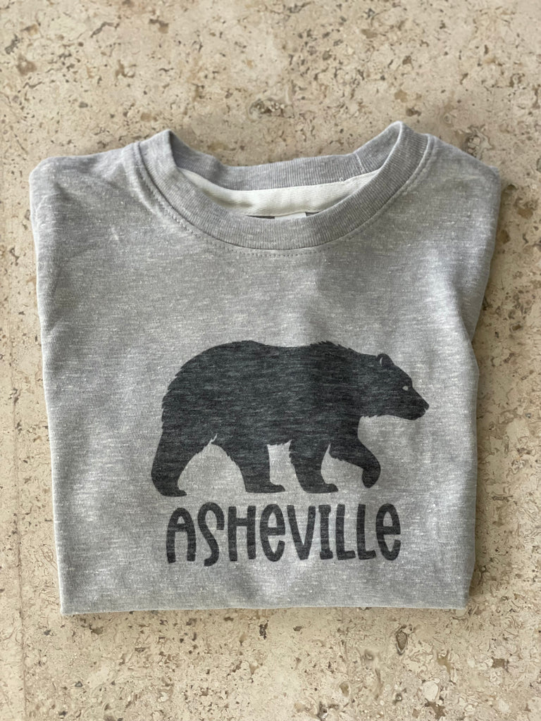 Asheville (Bear City) Shirt -Gray