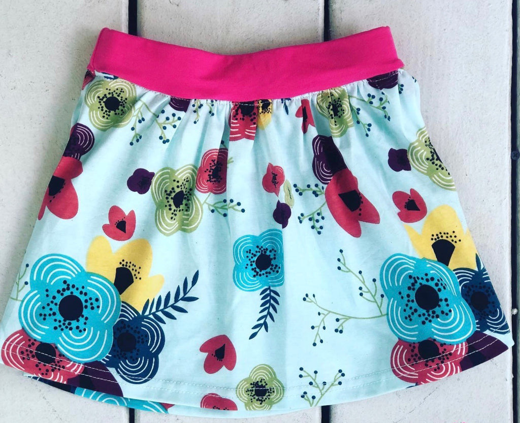Happy Floral Skirt
